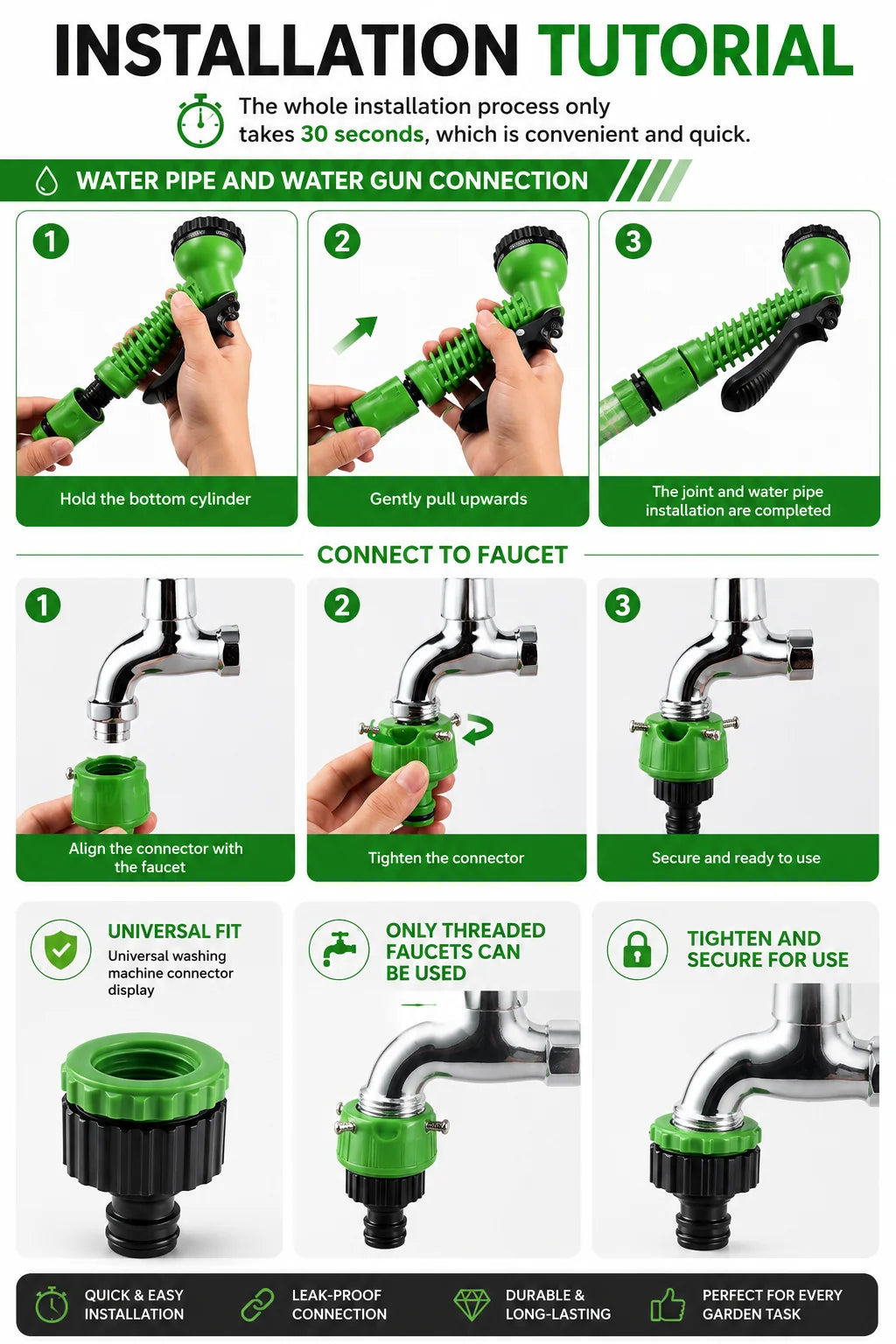 FlexFlow - 7 Mode Expandable Hose