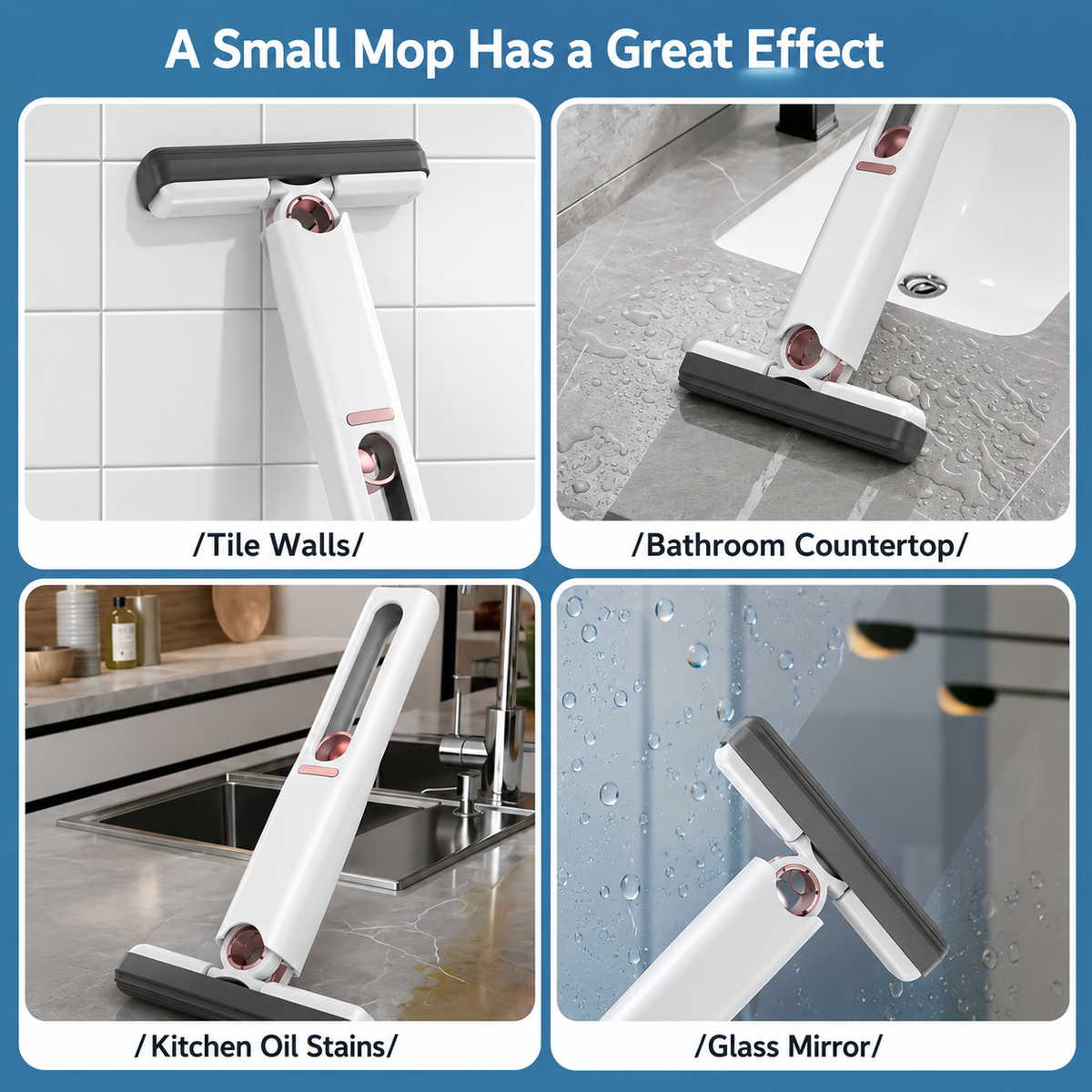 QuickSqueeze - Floor/Surface Cleaning Squeezable Mop