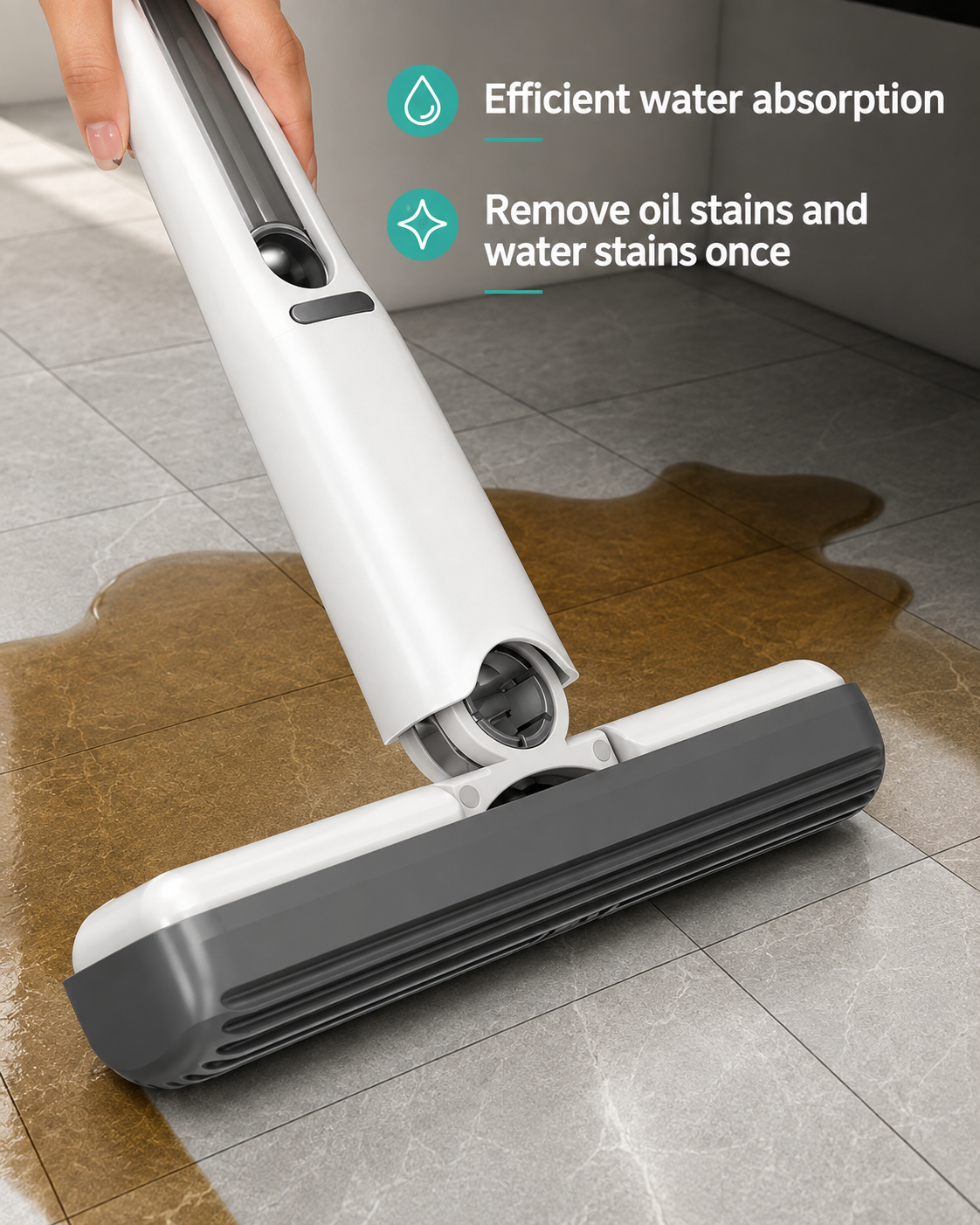 QuickSqueeze - Floor/Surface Cleaning Squeezable Mop